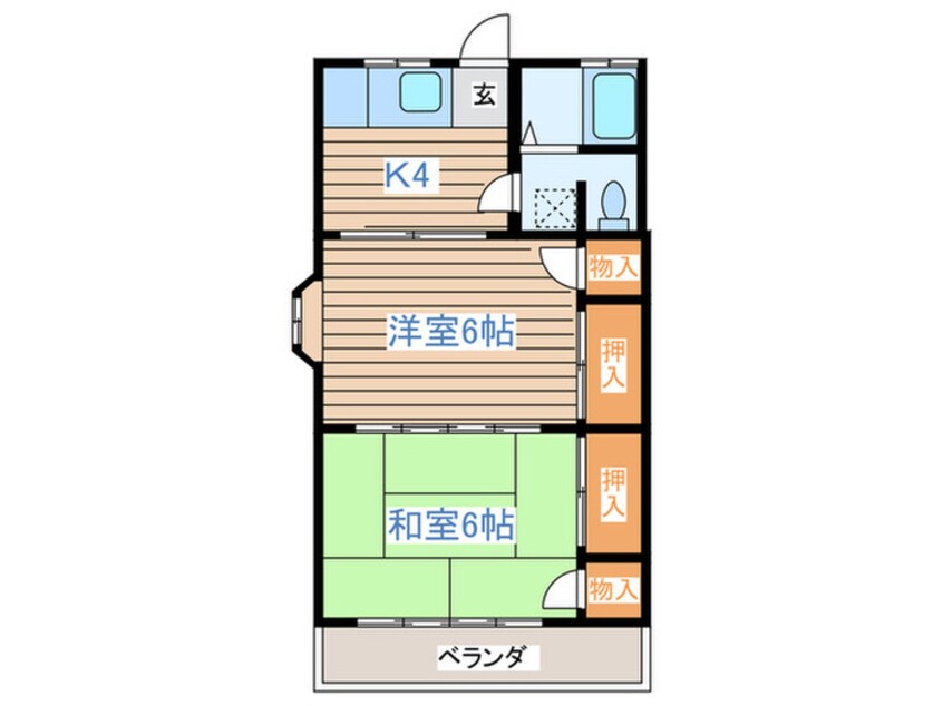 間取図 ダイエーコーポ