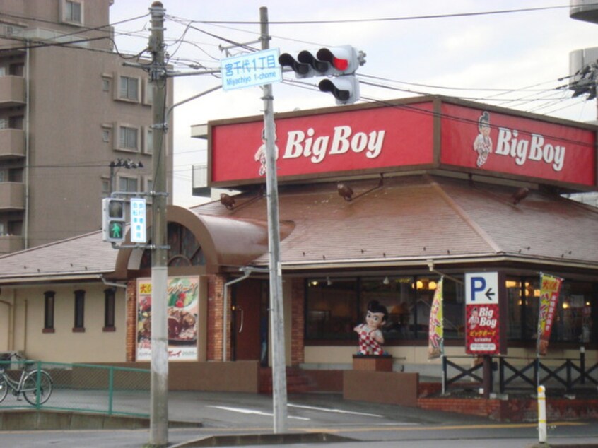 ビッグボーイ　仙台宮城野店(その他飲食（ファミレスなど）)まで450m ハーモニーテラス宮千代Ⅱ