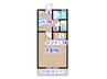 ＮＯＢＬＥ1217 1Kの間取り