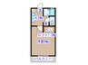 ＮＯＢＬＥ1217 1Kの間取り