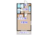 ＮＯＢＬＥ1217 1Kの間取り