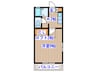 ＮＯＢＬＥ1217 1Kの間取り