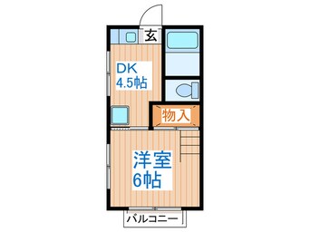 間取図 第2コーポナバタ