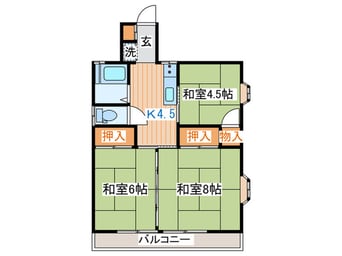 間取図 鈴木アパート
