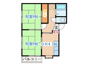 間取図 ドエルＡＢＡ