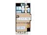 レジディア仙台本町 1LDKの間取り