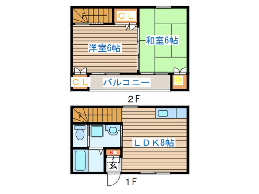 間取図 パステルコートＫⅡ