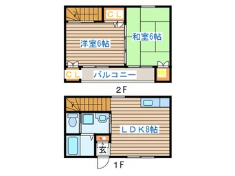 間取図 パステルコートＫⅡ