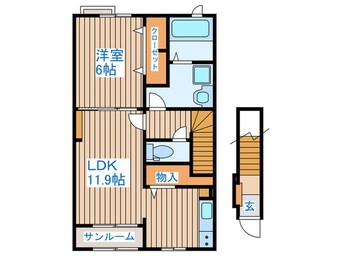 間取図 リヴァープレッソ