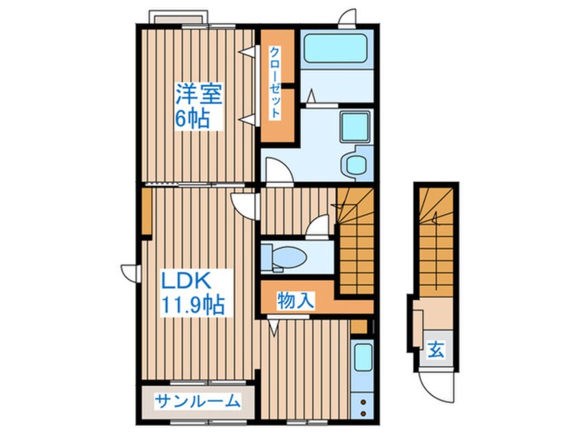 間取図 リヴァープレッソ
