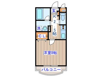 間取図 リバブルハイツⅡ