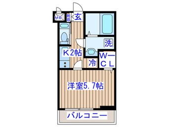 間取図 ビューノ広瀬通