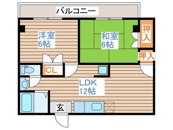 間取図 ホワイトハーヴェン丹野