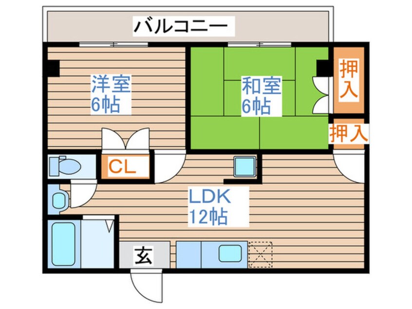 間取図 ホワイトハーヴェン丹野