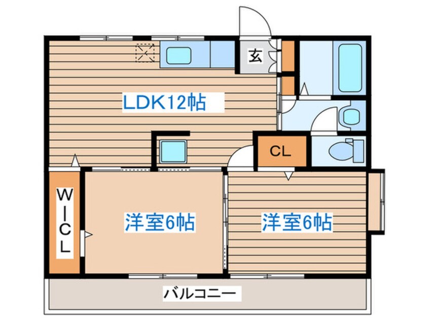 間取図 ホワイトハーヴェン丹野