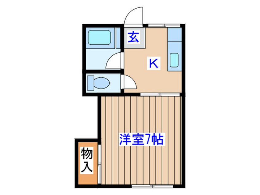 間取図 コーポＳ