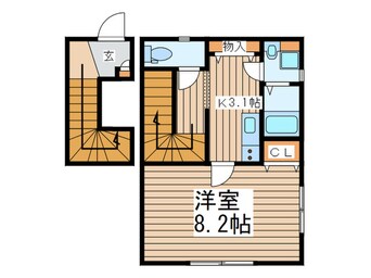 間取図 イ－ズ国見１