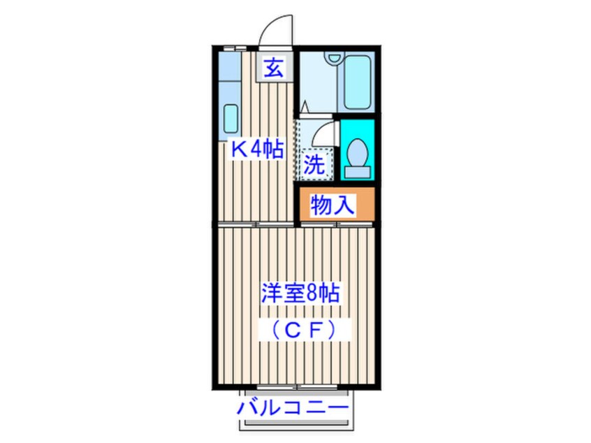 間取図 レリッシュ黒松