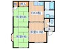 ハイツ鶴ケ谷 3DKの間取り