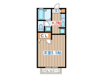 間取図 パインチグリスⅡＡ