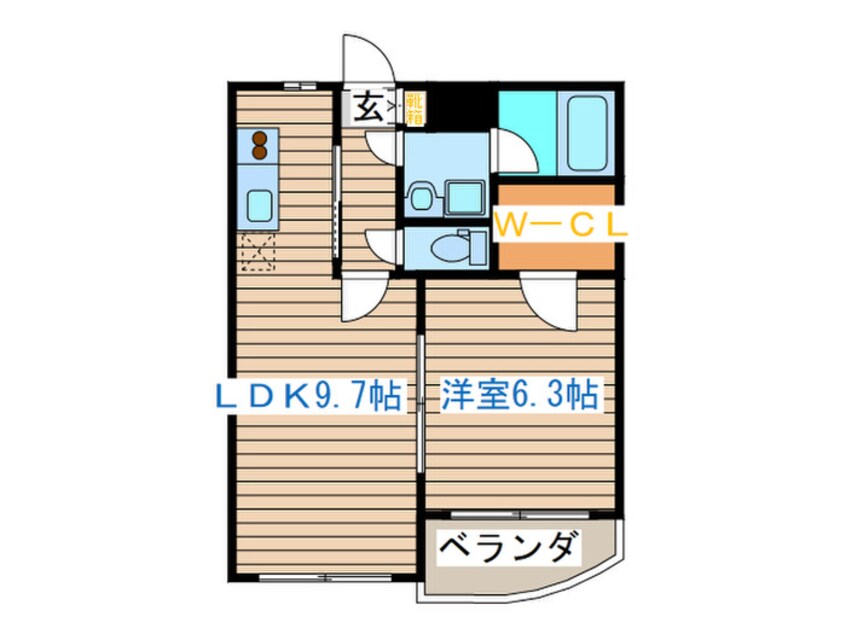 間取図 フロ－レンス