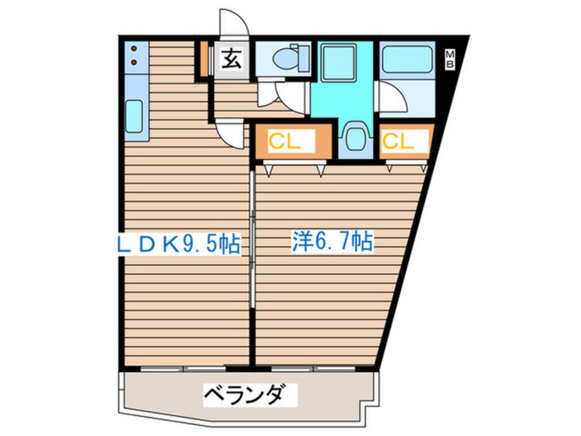 間取図 フロ－レンス