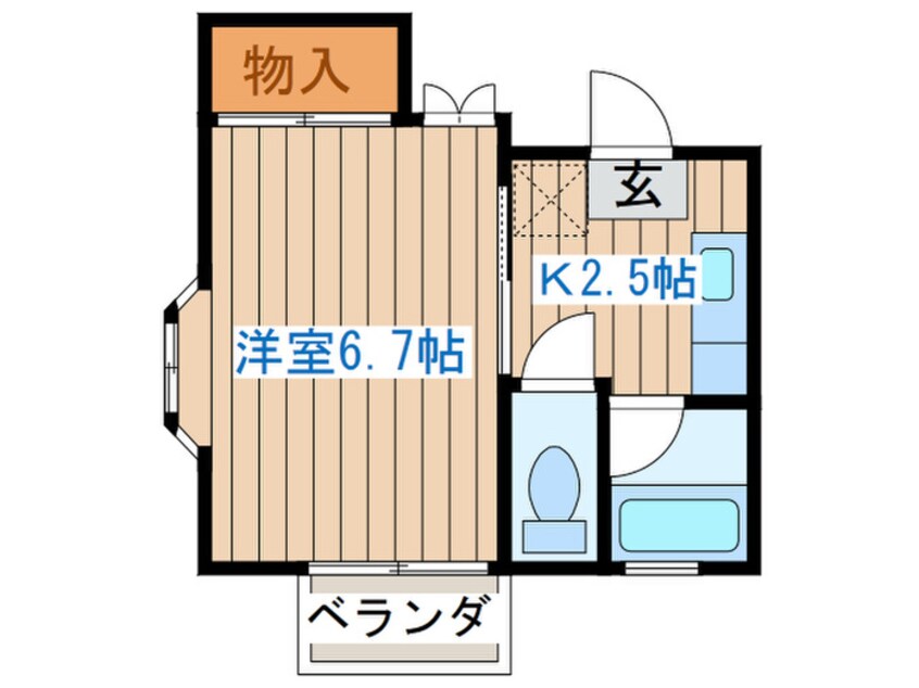 間取図 コスモハウスⅡ