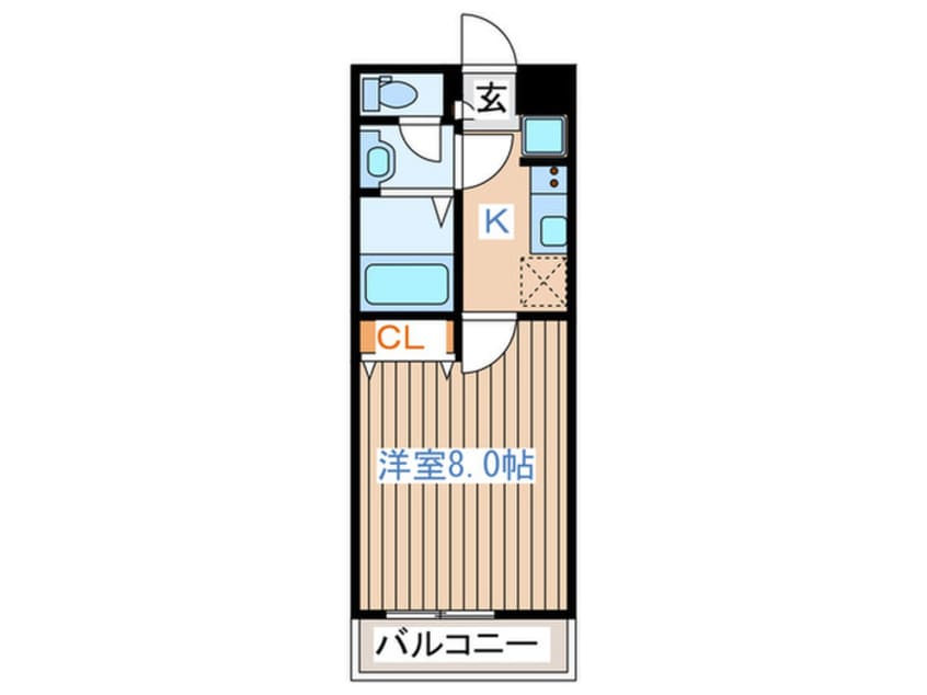 間取図 リブリ・クレールコートⅡ