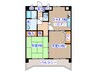 ＷＩＬＬ落合 2DKの間取り