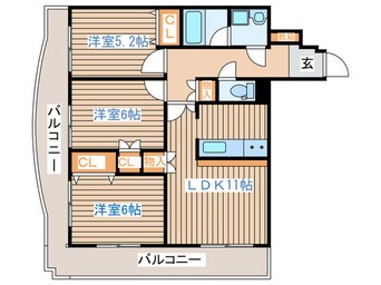 間取図 エ－スハイム青葉