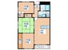 第2二枚橋マンション 3LDKの間取り