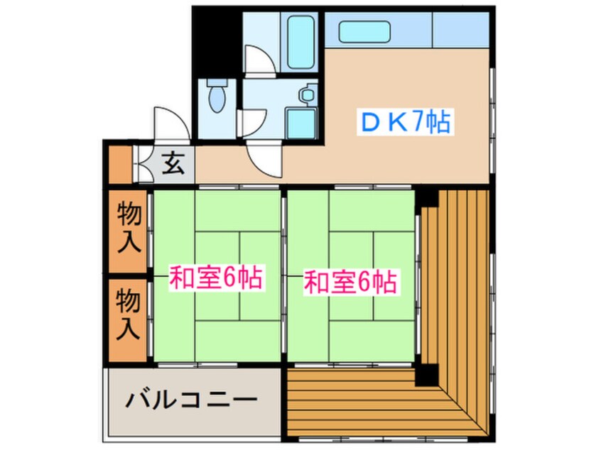 間取図 大市ビル