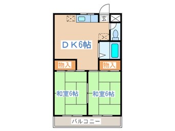 間取図 エクセレント中柵