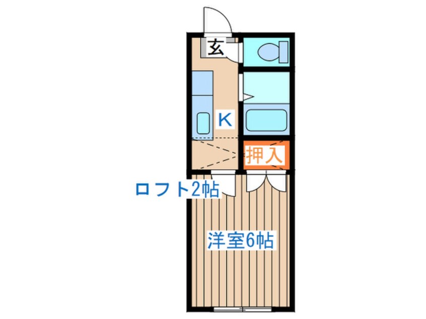 間取図 シャトル郡山