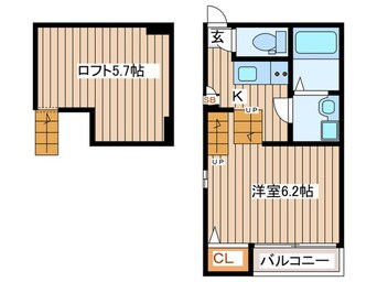 間取図 ハーモニーテラス西中田Ⅲ