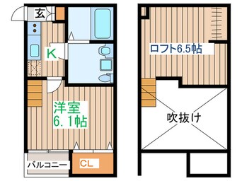 間取図 シャンテスクエア保春院前丁Ⅰ