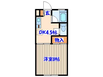 間取図 オレンジハイツ