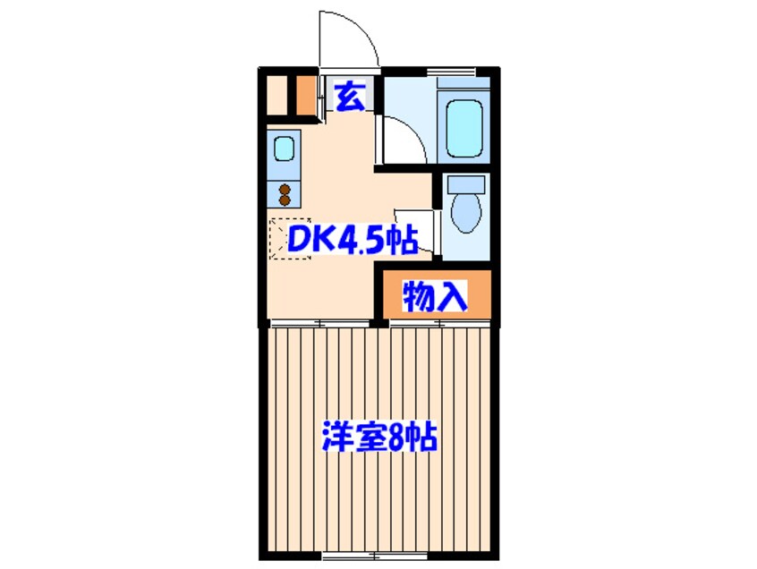 間取図 オレンジハイツ