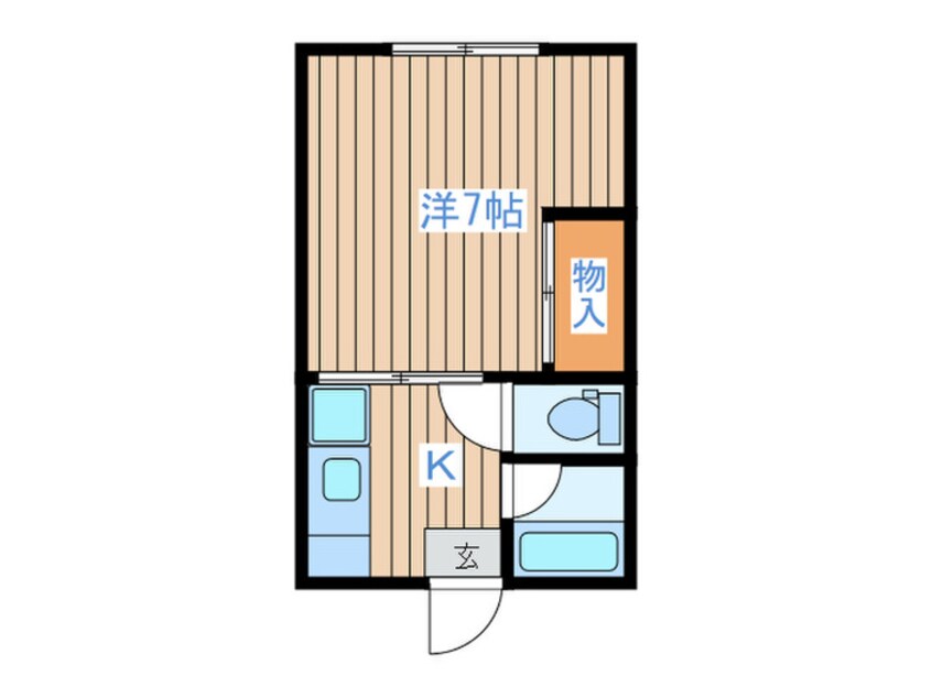 間取図 コーポ渡辺