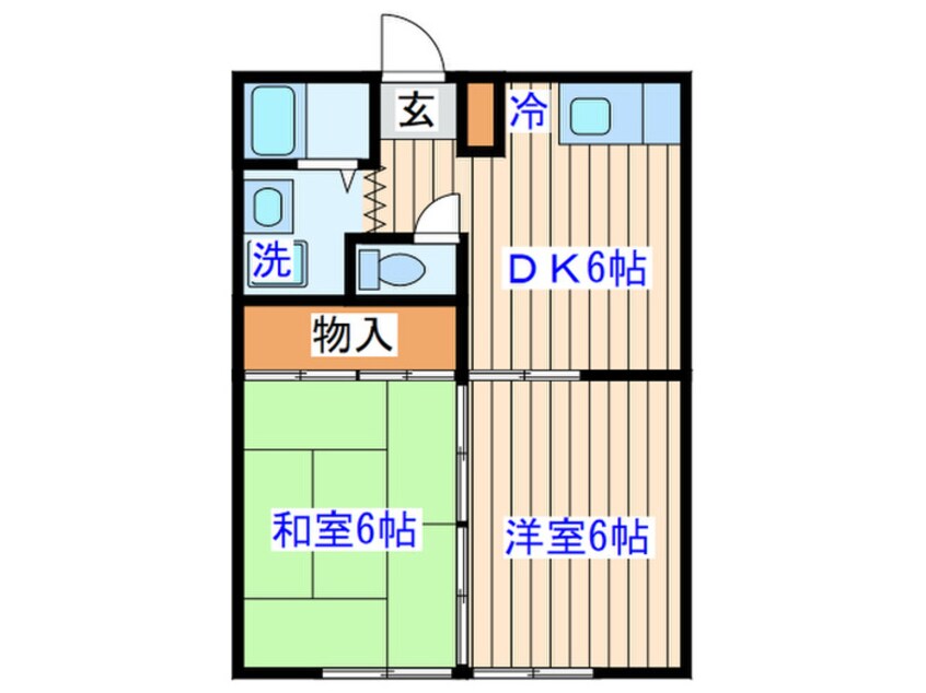 間取図 パ－クサイド中山