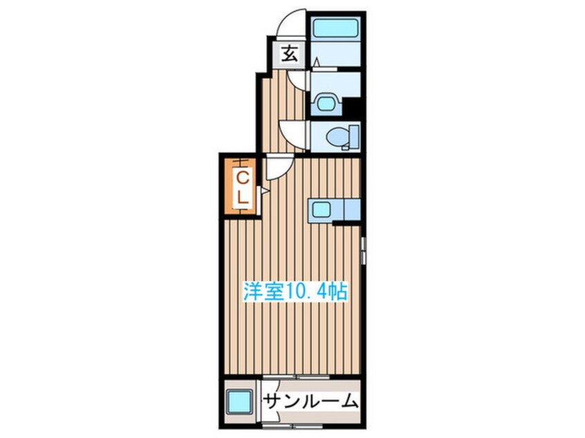 間取図 ビューシティ泉Ⅹ