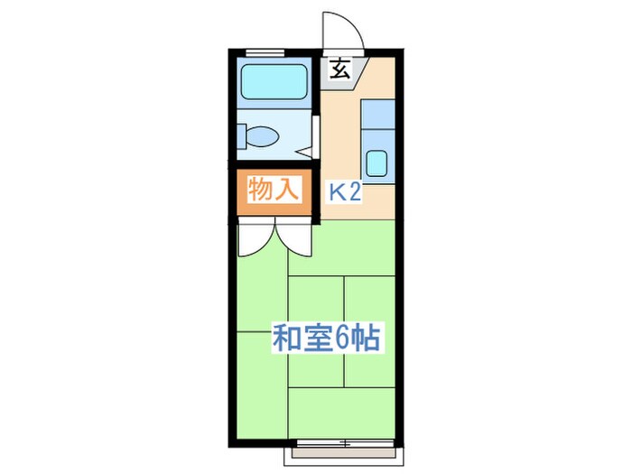 間取り図 イ－スタンハイツ連坊Ｂ棟