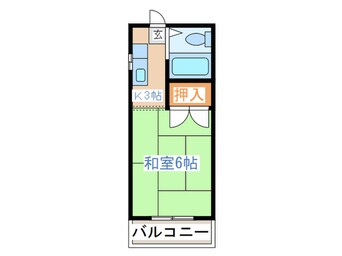 間取図 イ－スタンハイツ連坊Ｂ棟