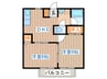 ＫＯＺＵＶｉｌｌａｇｅＡ 2DKの間取り