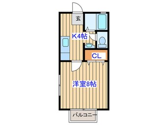 間取図 ＫＯＺＵＶｉｌｌａｇｅＣ