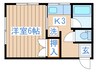 ハイコーポイーグル 1Kの間取り
