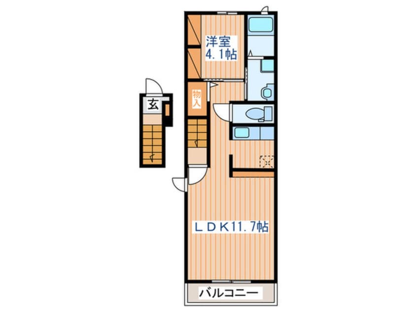間取図 ビオーラ・Rin
