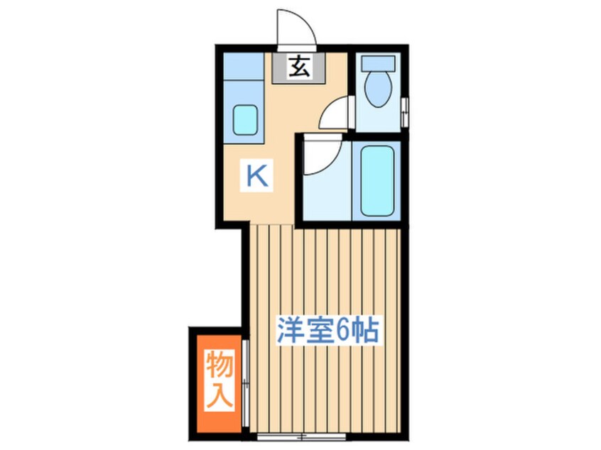 間取図 ホワイトキャッスル６番館