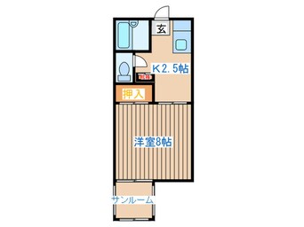 間取図 シャト－東亜Ｎｏ．５