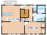 ｍｅｔｓａ　西新丁 1LDKの間取り